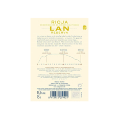 Vino Tinto Rioja Lan Reserva 2017 - Imagen 2