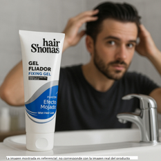 Gel fijador efecto mojado S'nonas 200ml - Imagen 3