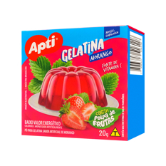 Gelatina sabor fresa Apti (20 g / 0.7 oz)