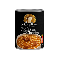 Judías con Chorizo La Cayetana 415g