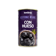 Aceitunas Negras con hueso Bonarea 350g