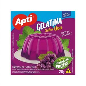 Gelatina sabor uva Apti (20 g / 0.7 oz)
