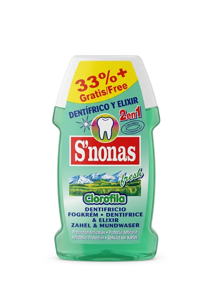 Pasta Dental S'nonas Clorofila 100ml