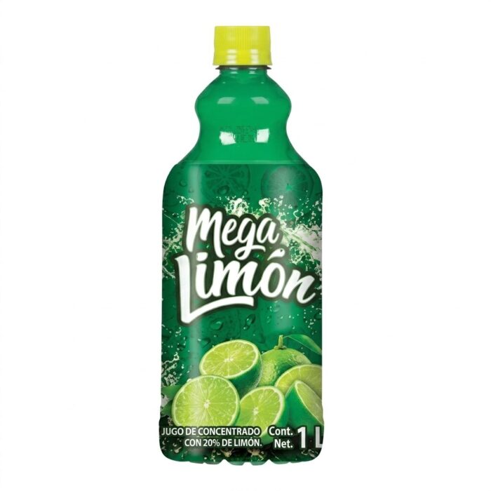Jugo de Concentrado con 20% de limón 1L Mega Limón Jugo de Concentrado con 20% de limón 1L Mega Limón