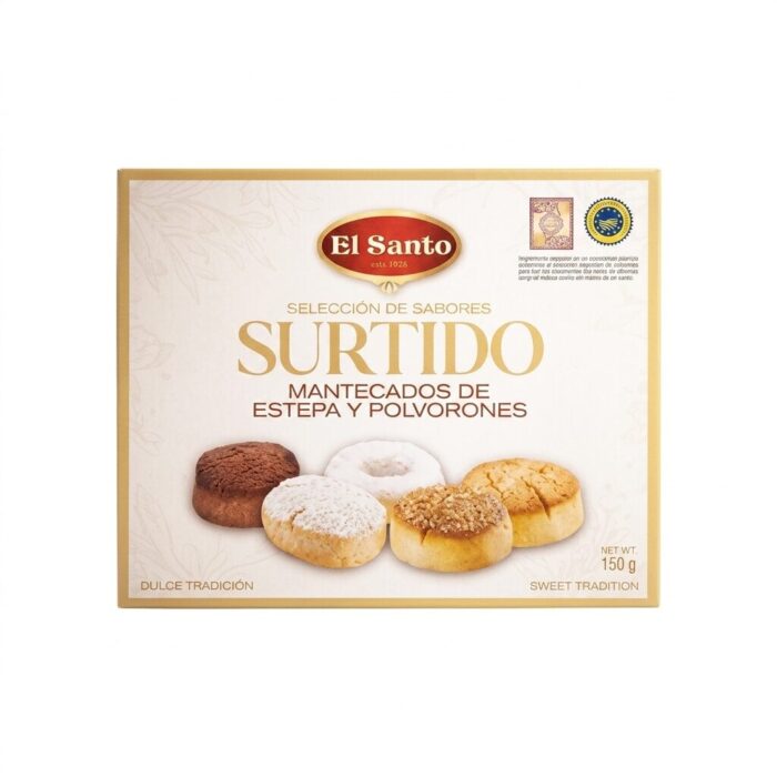 Surtido de mantecados de estepa y polvorones