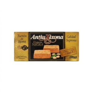 Turrón de jijona etiqueta negra suprema Antiu Xixona (200 g / 7.05 oz)